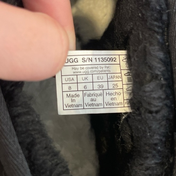 UGG Black Classic Mini Ultra Platform Boot Size 8 - Picture 4 of 4